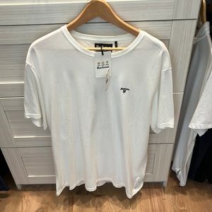 Barbour Mens T Shirt White Size XXL